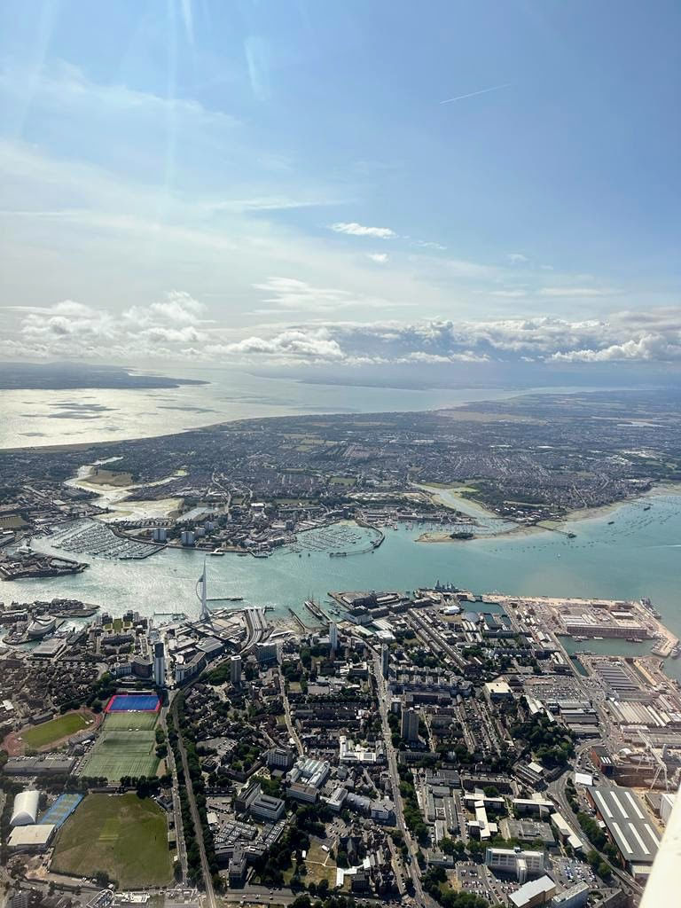 Fly round IOW and Needles to Sandown or Bembridge