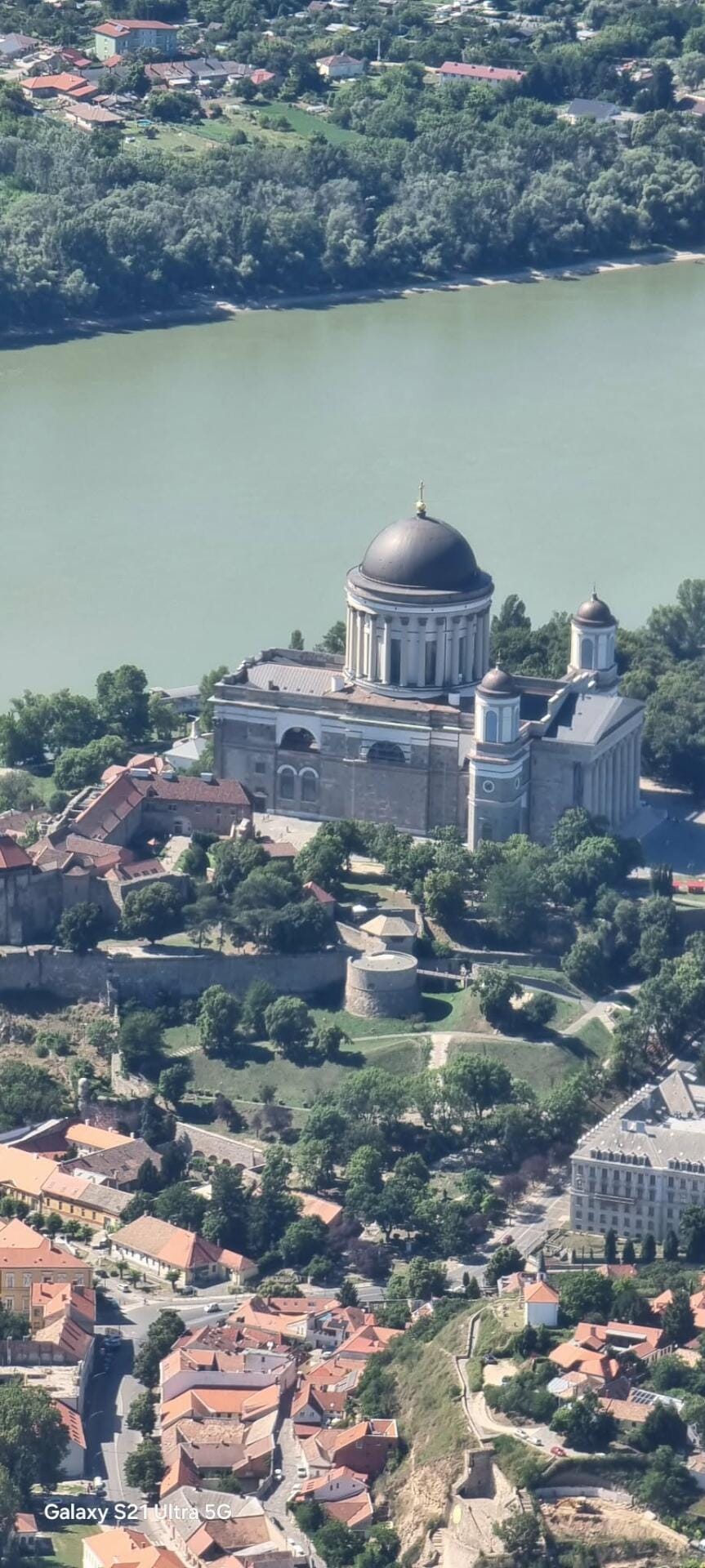 Close up of the Basilica of Esztergom