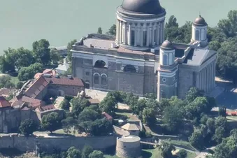 Close up of the Basilica of Esztergom