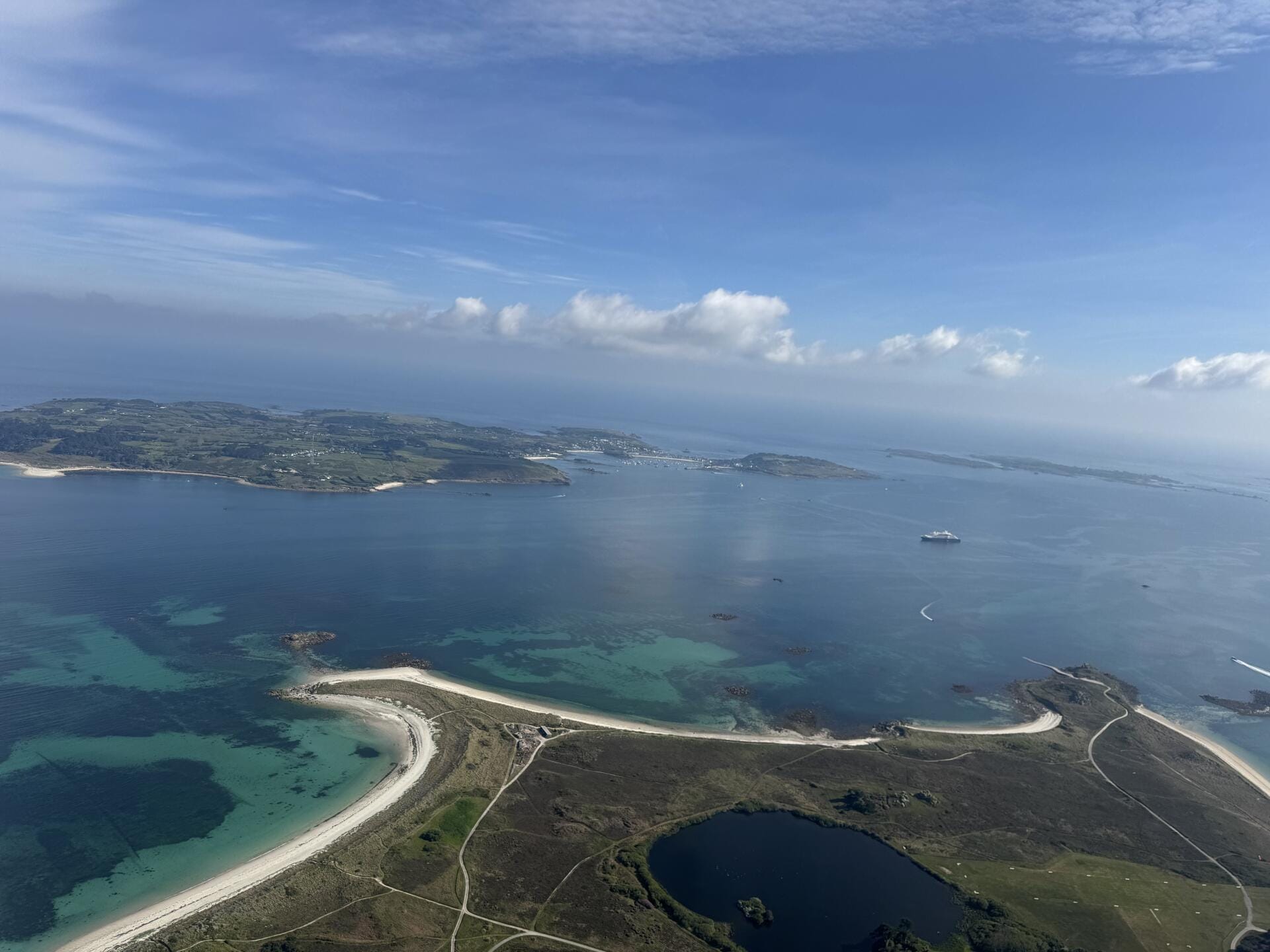 Approaching the islands