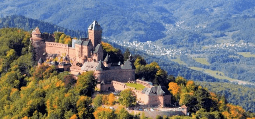 Weekend en Alsace et visites des châteaux, vignes, winstubs