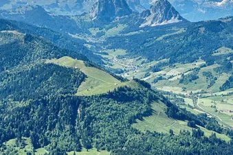 Blick von Einsiedeln Richtung Mythen