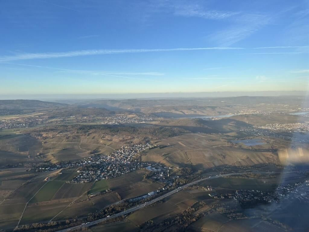 Schnupperflug über Rheinhessen mit Rotenfels Bad Kreuznach