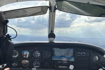 Live im Cockpit