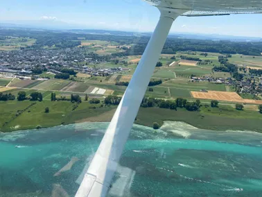 Flug zum  Rheinfall, Schaffhausen