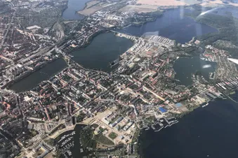 Schwerin von oben