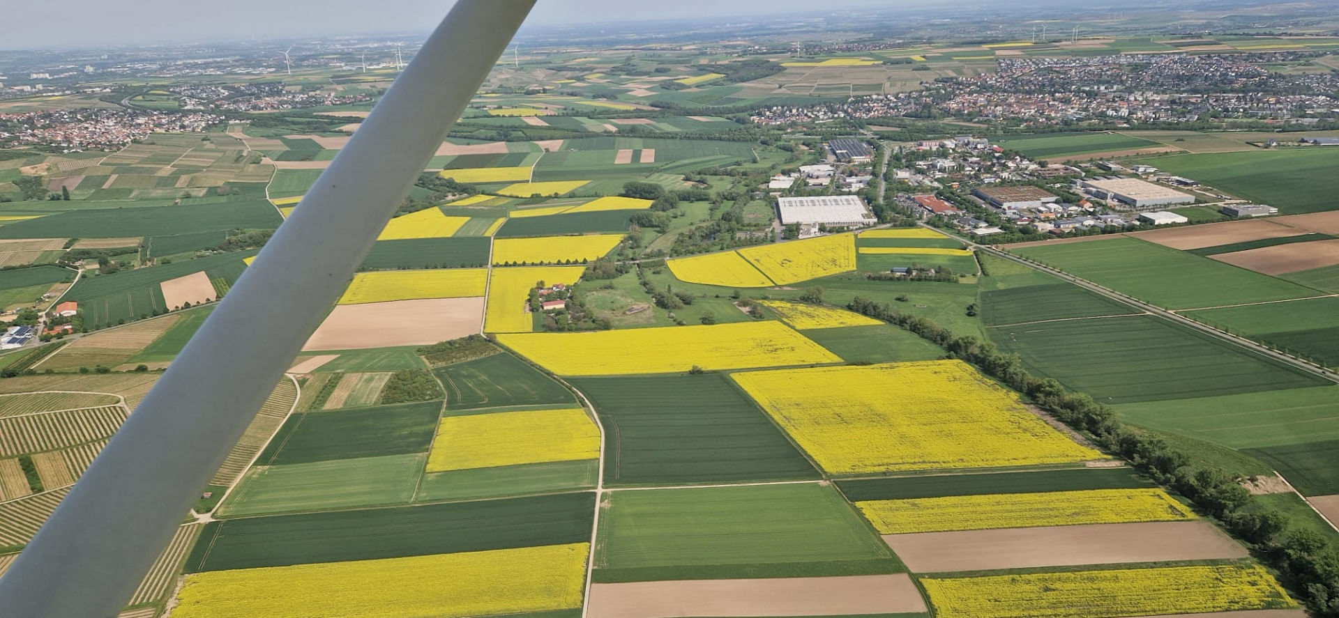 Rundflug Maniz, Hockenheimring, Mannheim und Heidelberg