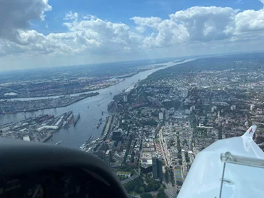 Entdecke Hamburg aus der Luft