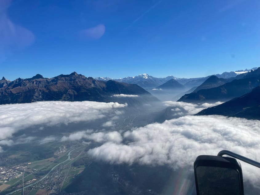 🚁 Tour en hélico - 15 min - depuis Leysin