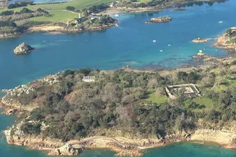 Bréhat - Côte d'Emeraude - Mont Saint Michel en avion