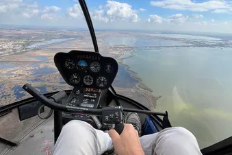 La Camargue vue du ciel