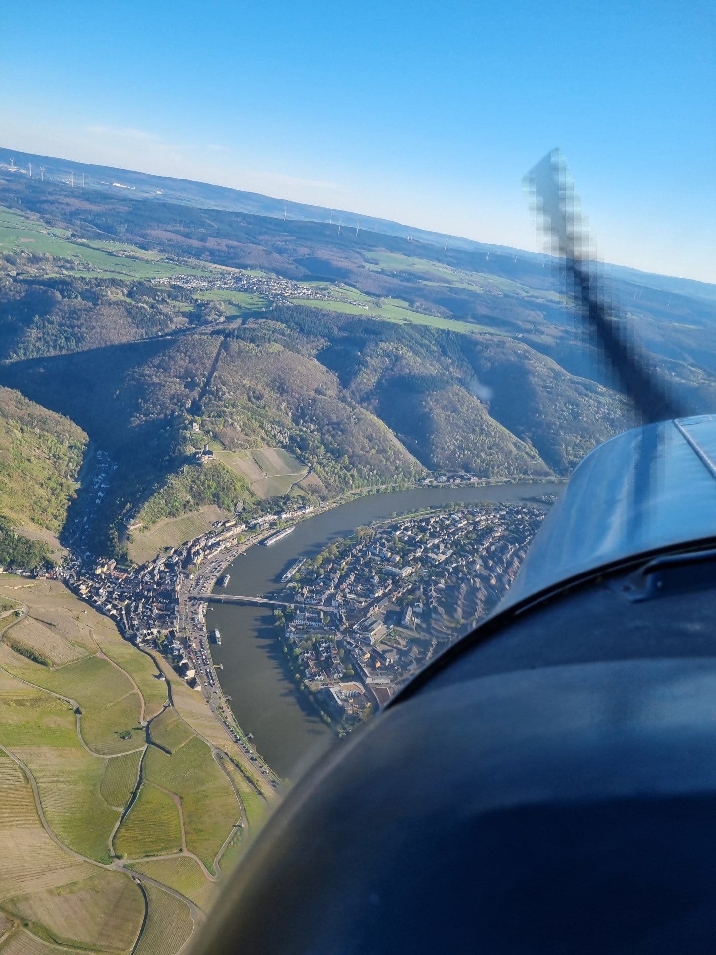 Flight along Mosel (Luxembourg to Koblenz)