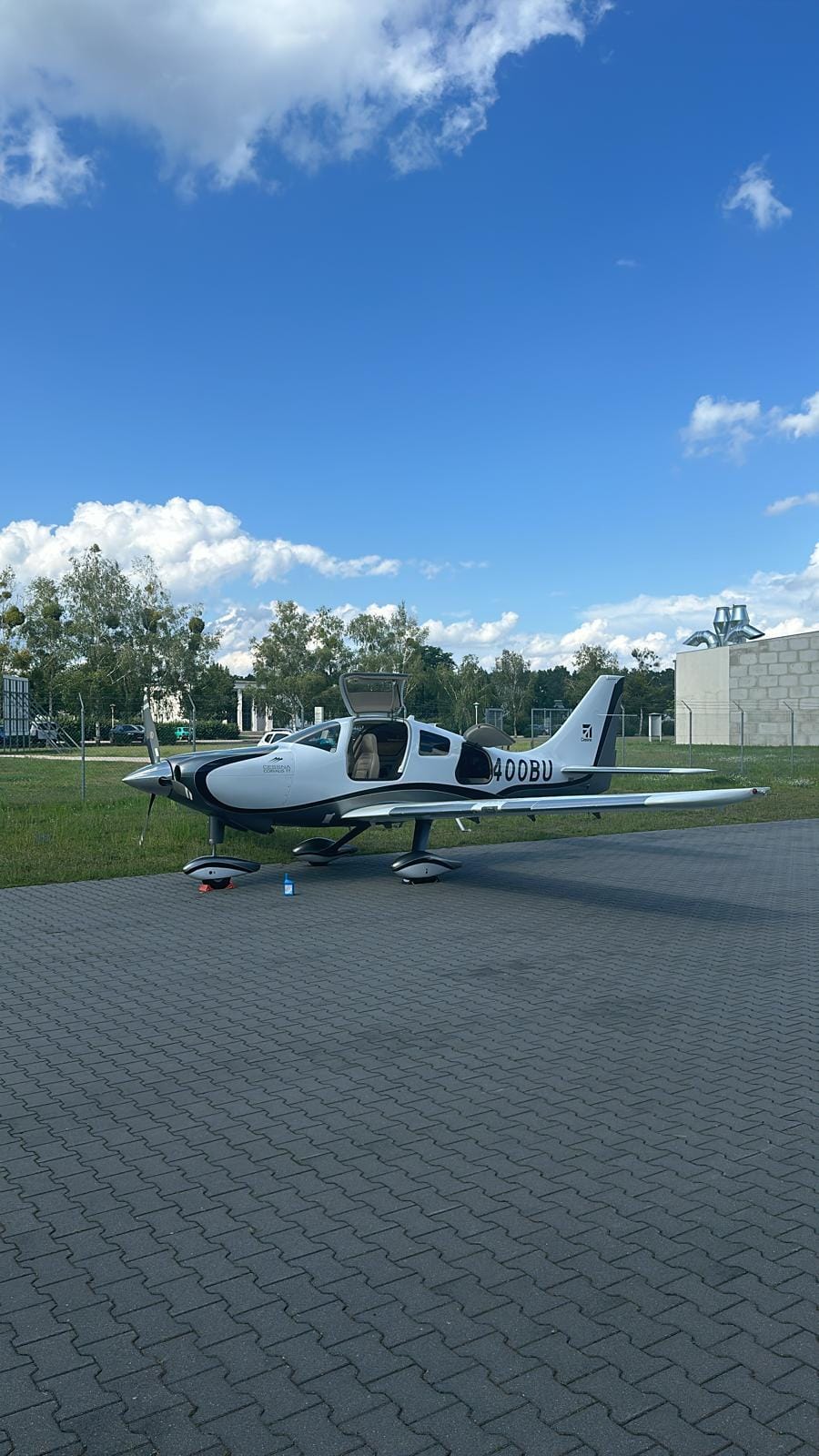 Flug von Berlin nach Usedom