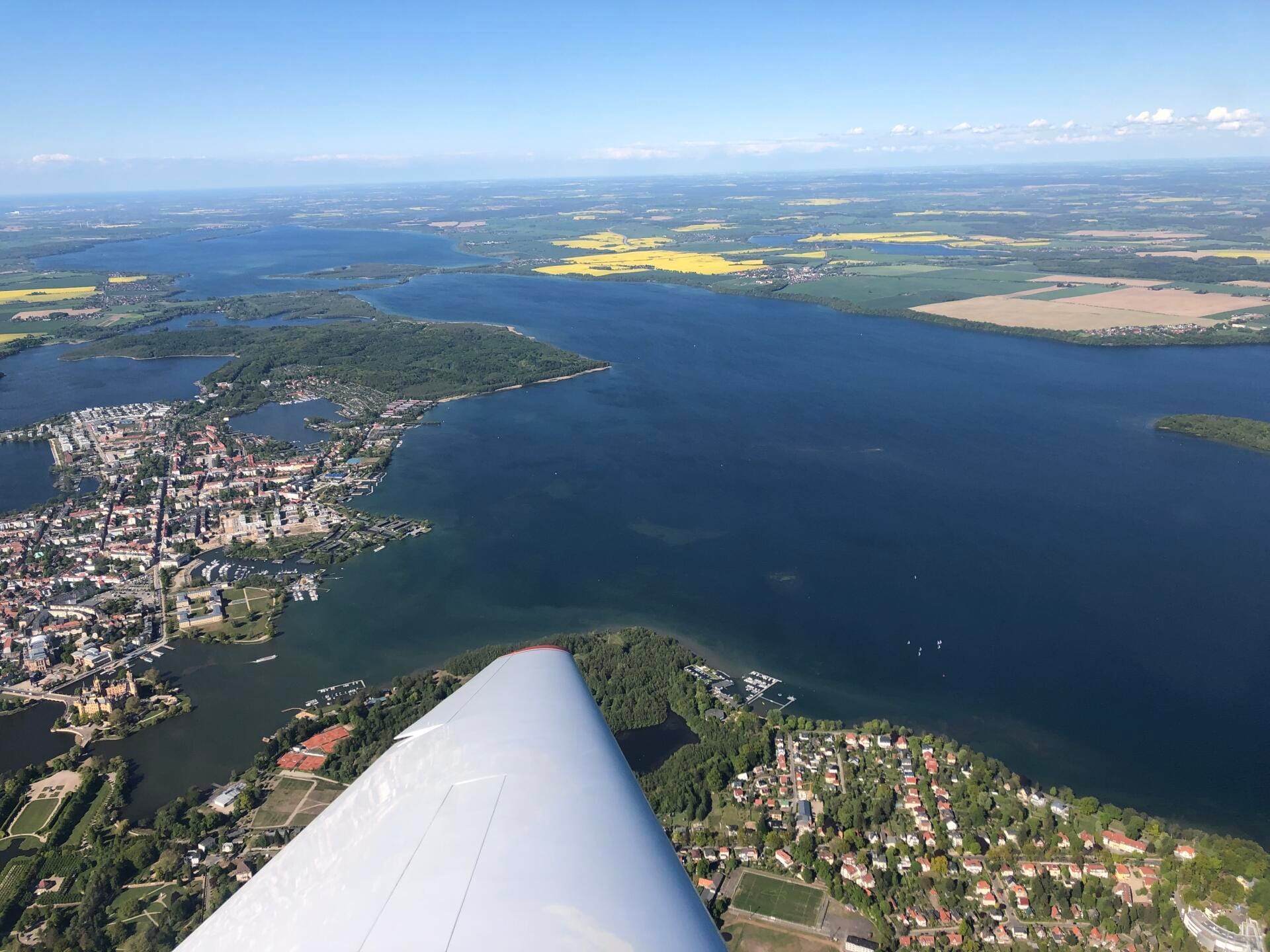 Schwerin von oben
