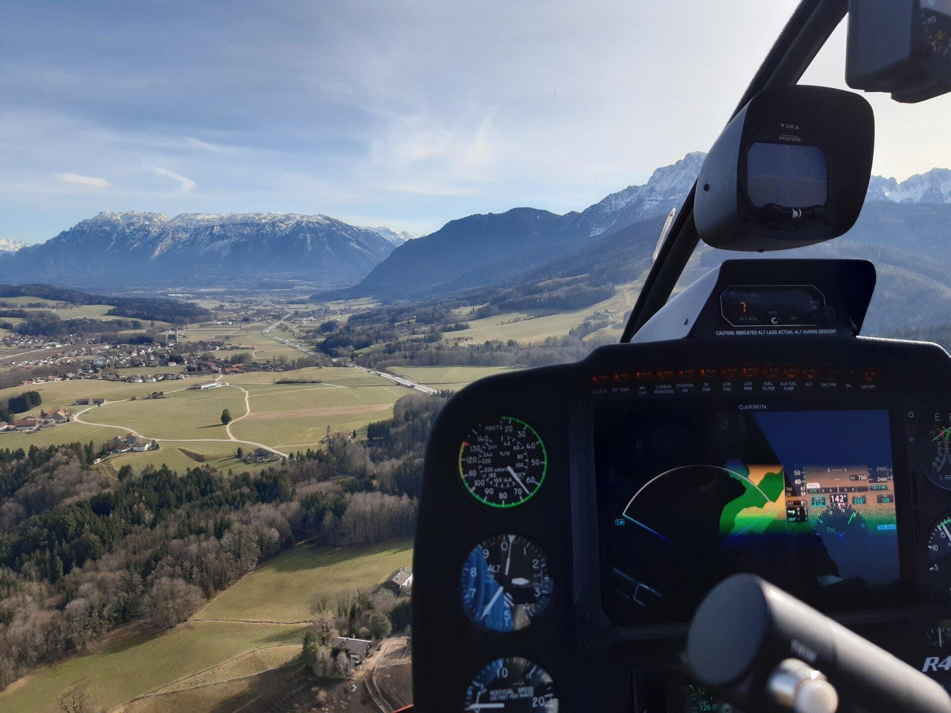 Traumflug zum Chiemsee & über die Alpen