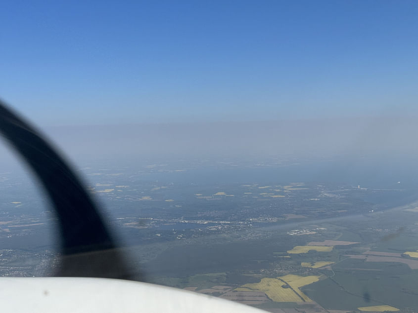 Flug von Sylt nach Berlin