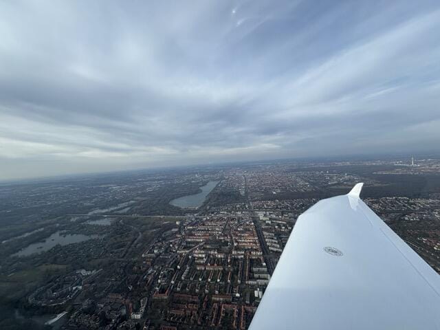 Maschsee und die Stadt Hannover im Blick