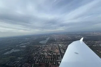 Maschsee und die Stadt Hannover im Blick