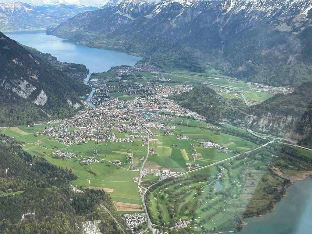 Thunersee Helikopterrundflug