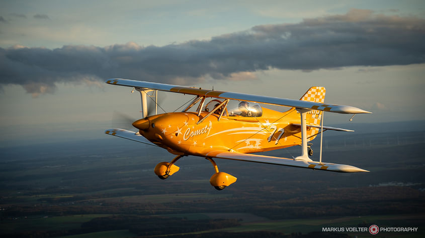 Flug von Heubach bis zu den Toren Berlins