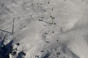 Les Grandes Stations de l'Oisans vues du ciel