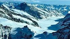 Blick Richtung Sphinx Aletsch Gletscher