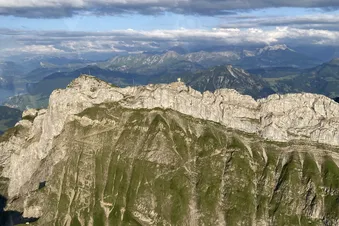 The steep cliffs of Mount Pilatus