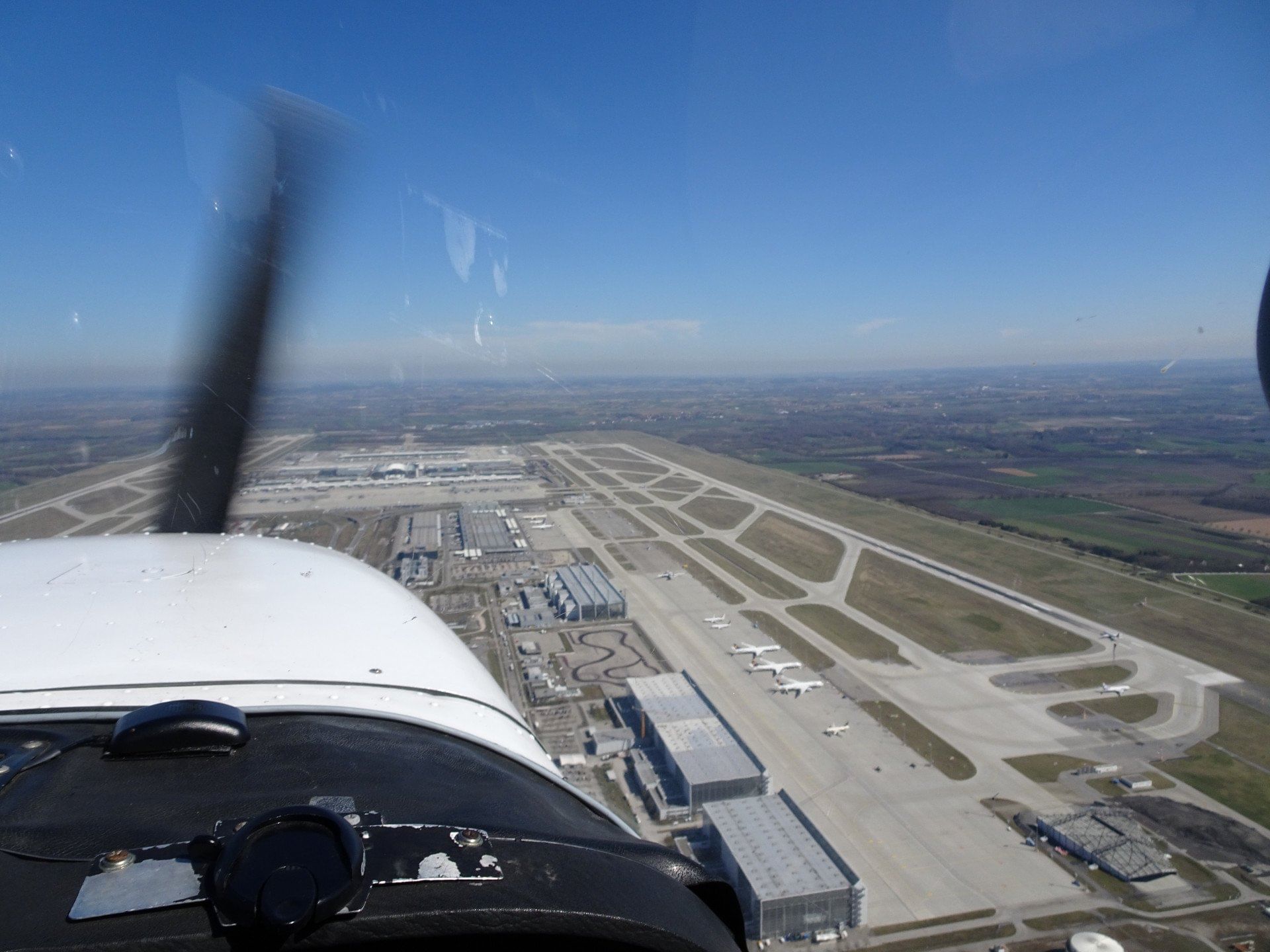 München von oben (inc. Flughafen MUC)