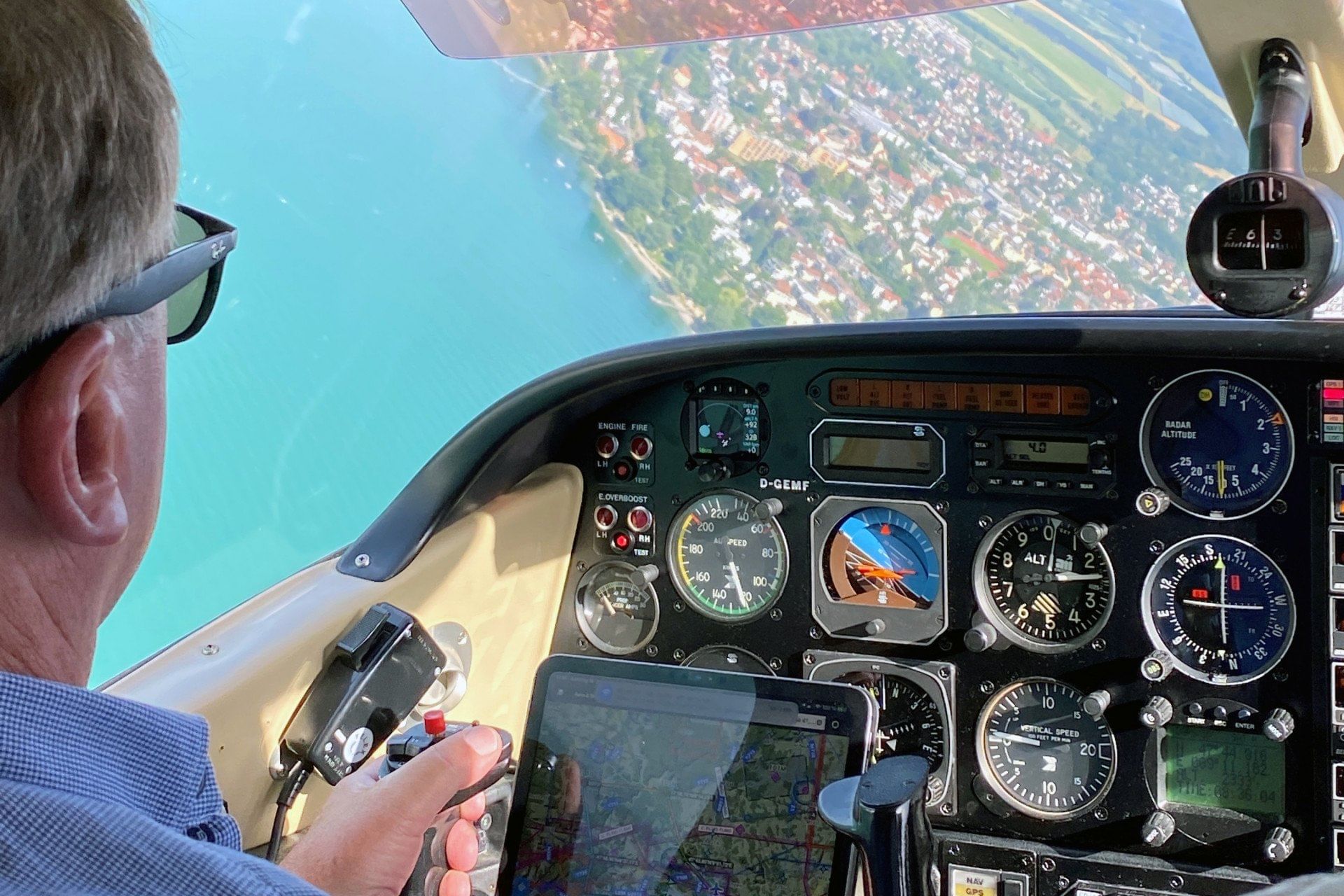 Bodensee-Rundflug (nur für 4 Fluggäste buchbar)