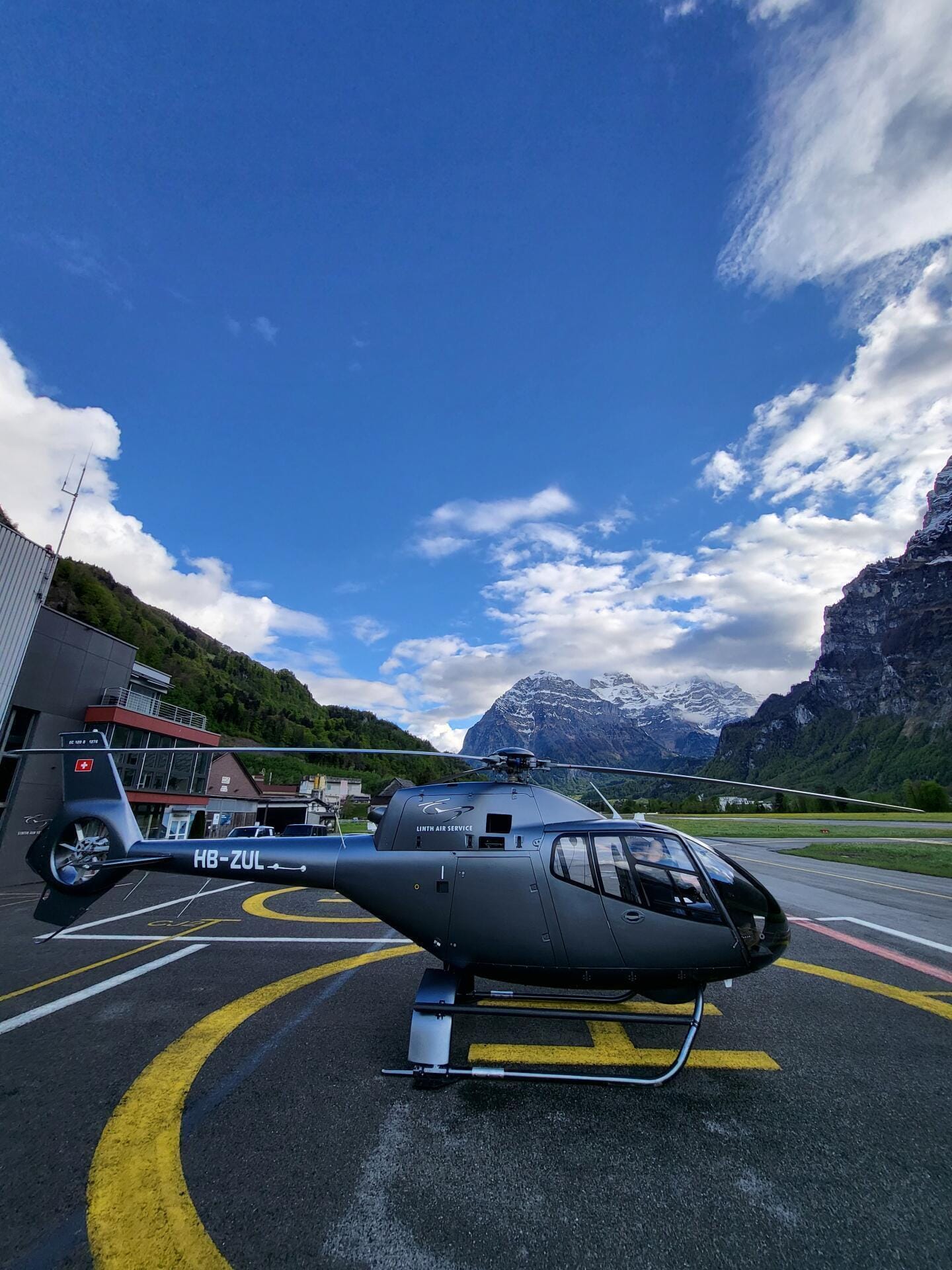 Startpunkt Flugplatz Mollis