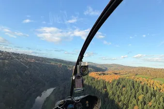 Scenic Helicopter Adventure Over the River Wye Valley