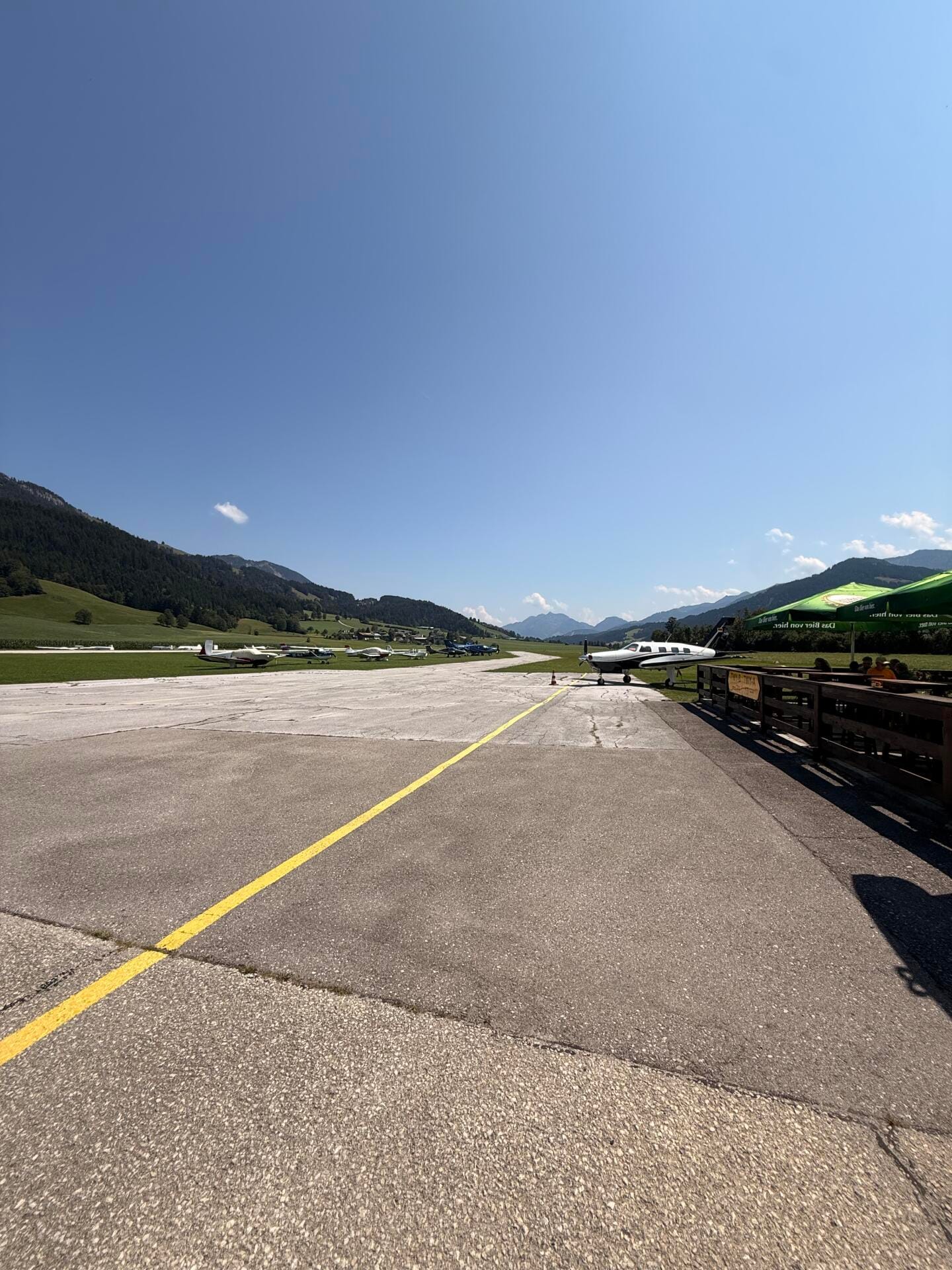 Flug in die Alpen in 2 Stunden