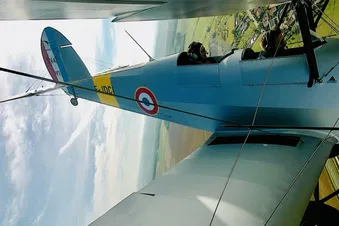 Vol d'initiation en Biplan d'époque - 20 min