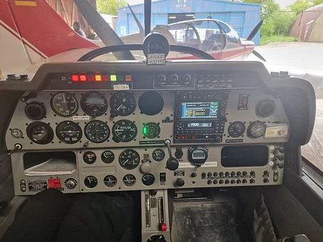 Cockpit Ansicht von innen