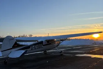 Zwischen großen Jets über München