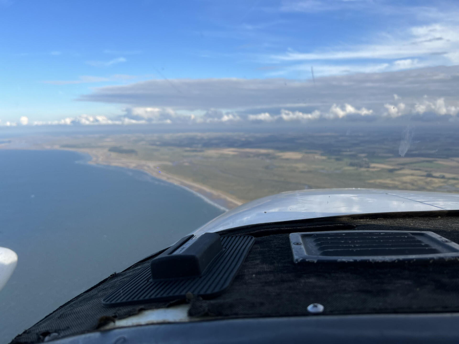Cruising Flight Over the Coast