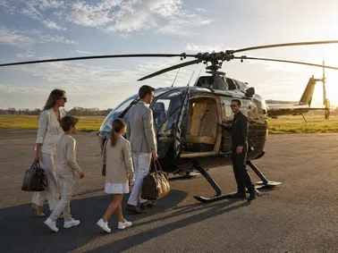 Stuttgart von oben im zweimotorigen VIP Turbinenhubschrauber