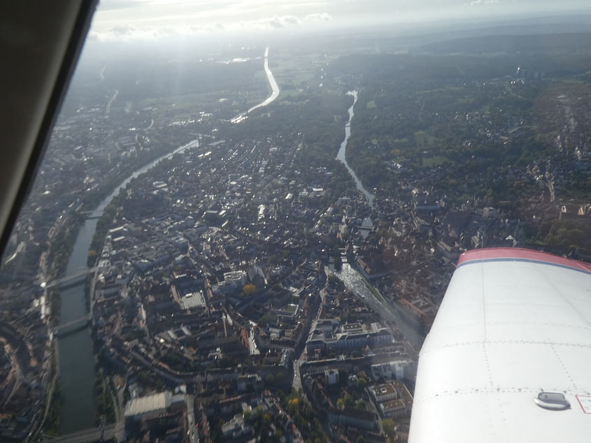 Flug und Rückflug von und nach Bonn Hangelar.