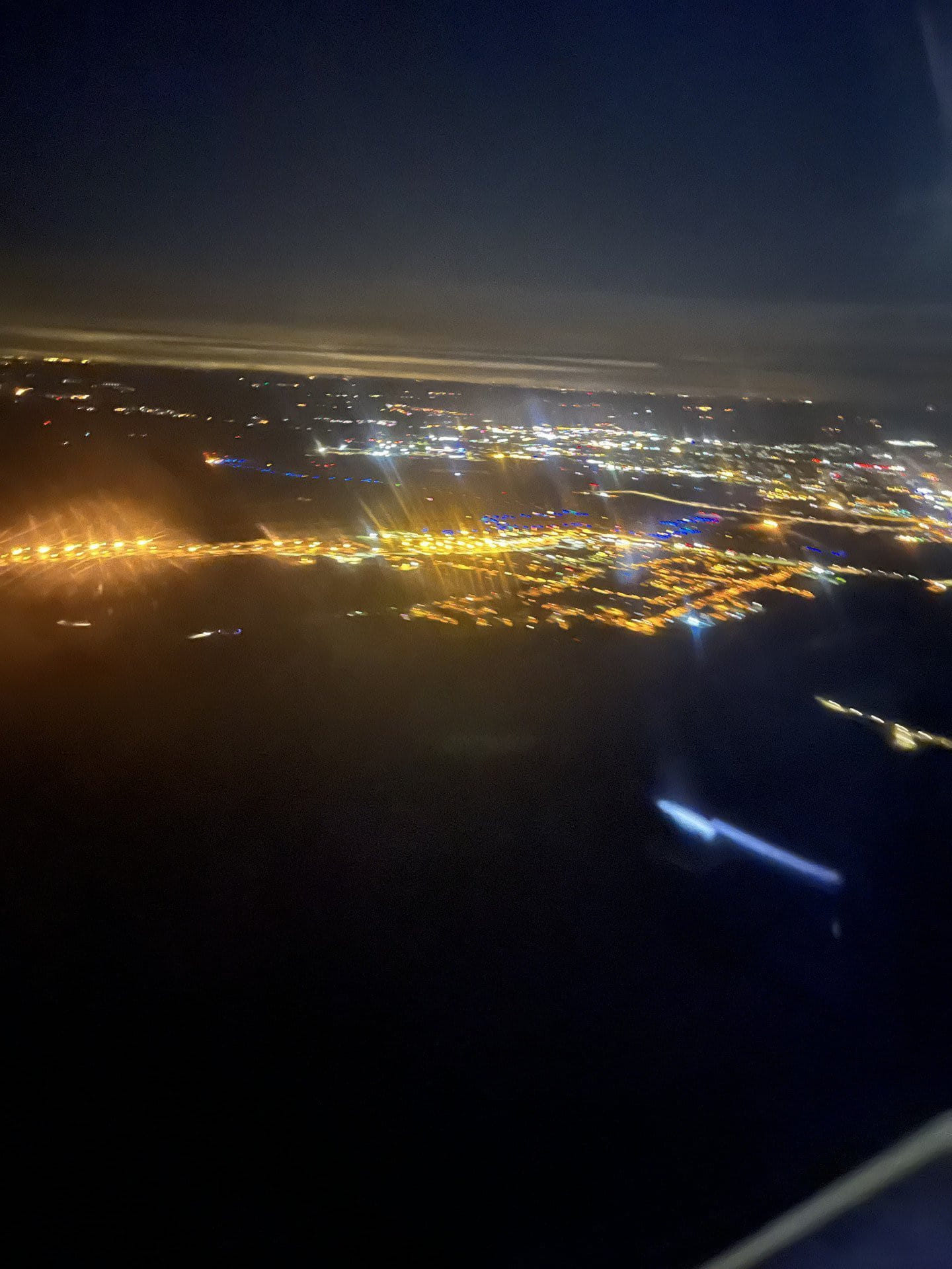 Balade aérienne en vol de nuit