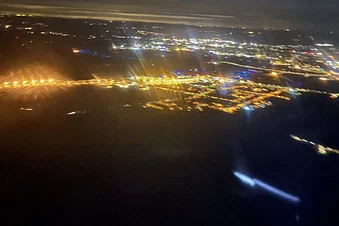 Balade aérienne en vol de nuit