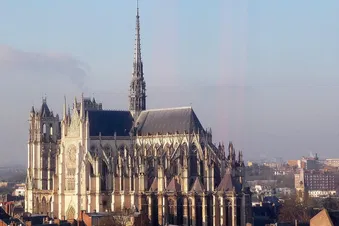 Baie de Somme et Falaises d'Étretat depuis Cambrai