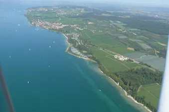 Bodenseerundflug 90min Lindau Mainau Überlingen Weingarten