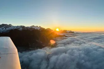 Wolken können zu einer noch schöneren Stimmung beitragen
