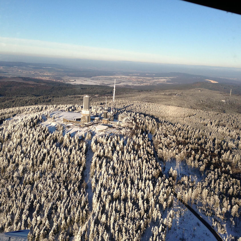 Erlebnisflug: Europaturm FFM, Taunus, Lochmühle