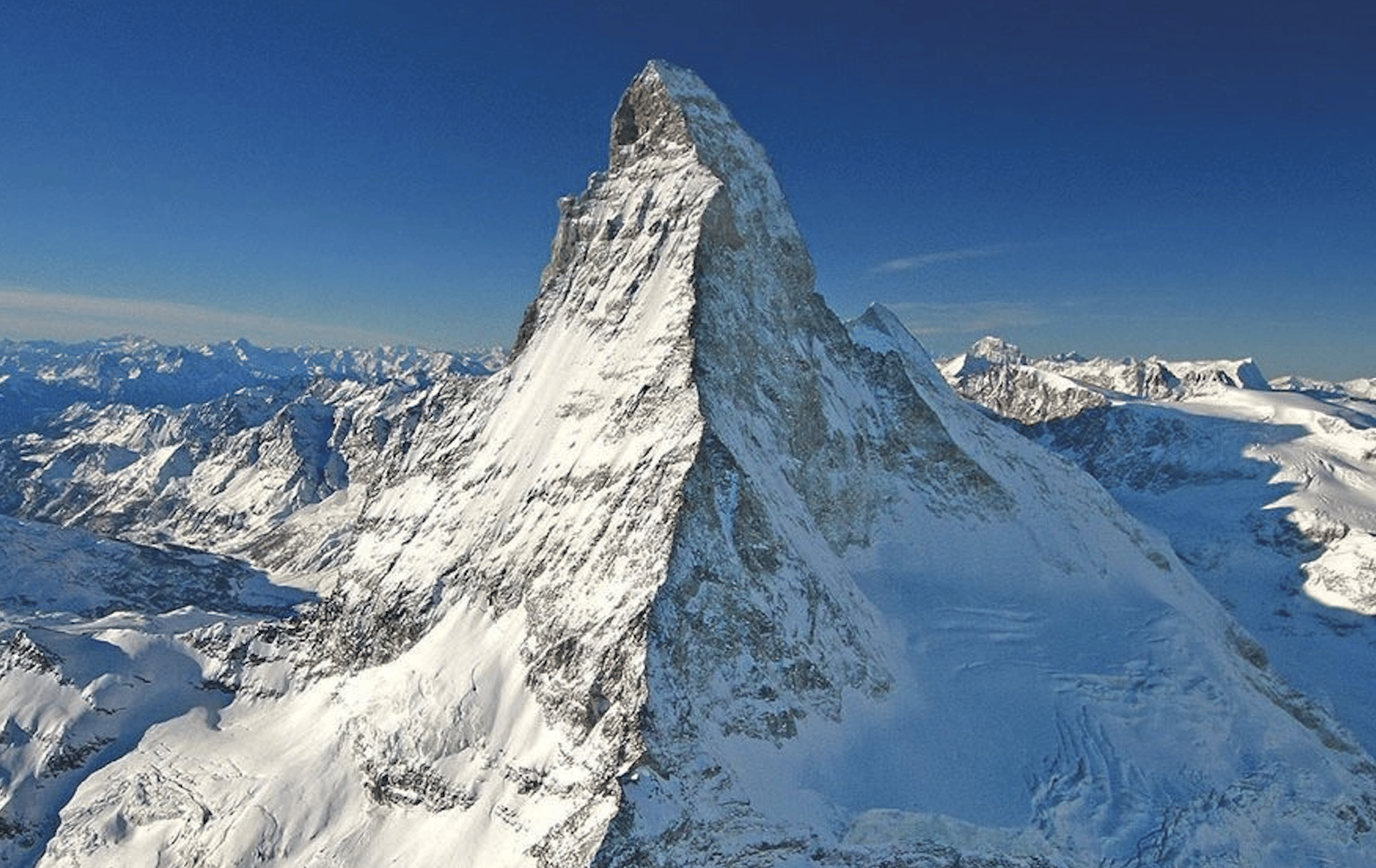 Vol découverte Alpes - Mont Blanc et Cervin - 2/3 passagers