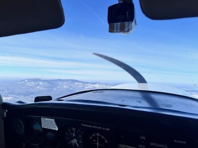 Ausflug zum Großen Feldberg - Blick auf die Skyline