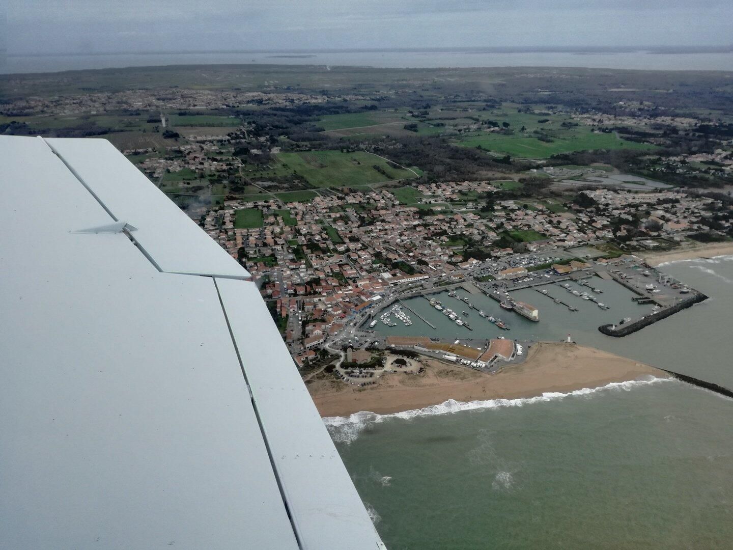 Survol de l'île d'Oléron (2 passagers 135kg max)
