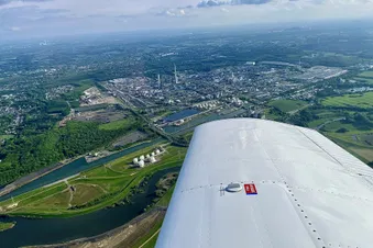 Rundflug Ruhrgebiet, Fußballstadion, Münsterland