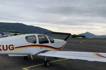 Arrivé sur le magnifique aéroport d'Annemasse