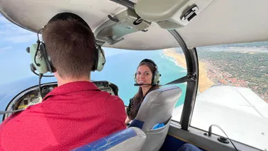 Survol de la côte basque au départ de Pau